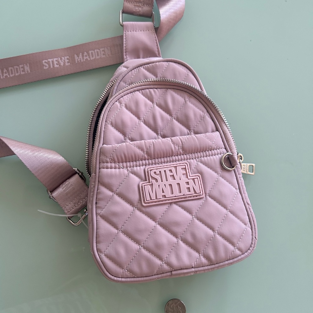Steve Madden Pink Quilted Women's Bag